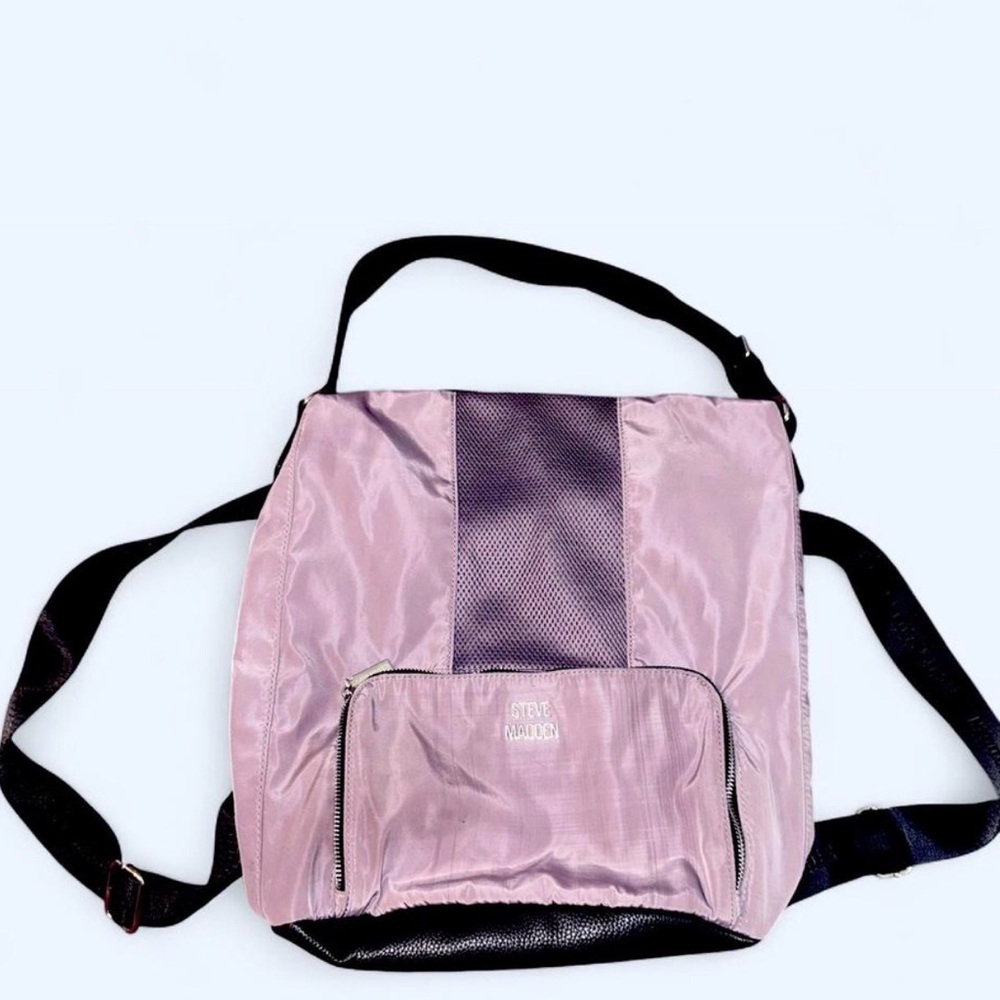Steve Madden Lavender Bookbag Backpack